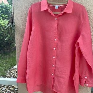 TOMMY BAHAMA linen blouse